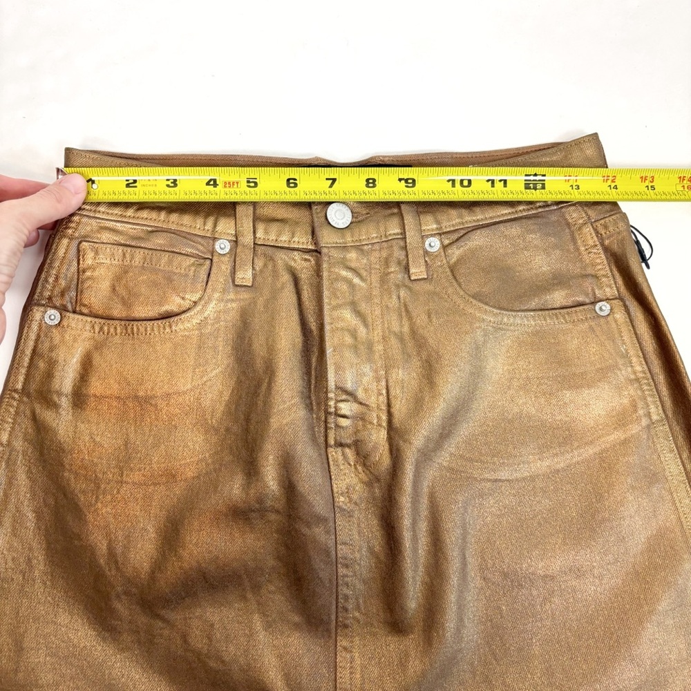Veronica Beard Victoria Midi Skirt in Antique Brass Size 2 - Picture 14 of 16